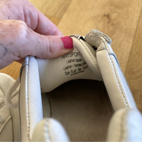 Naked Wolfe - Sporty Leather Platform Shoes in White - Picture 10 of 10